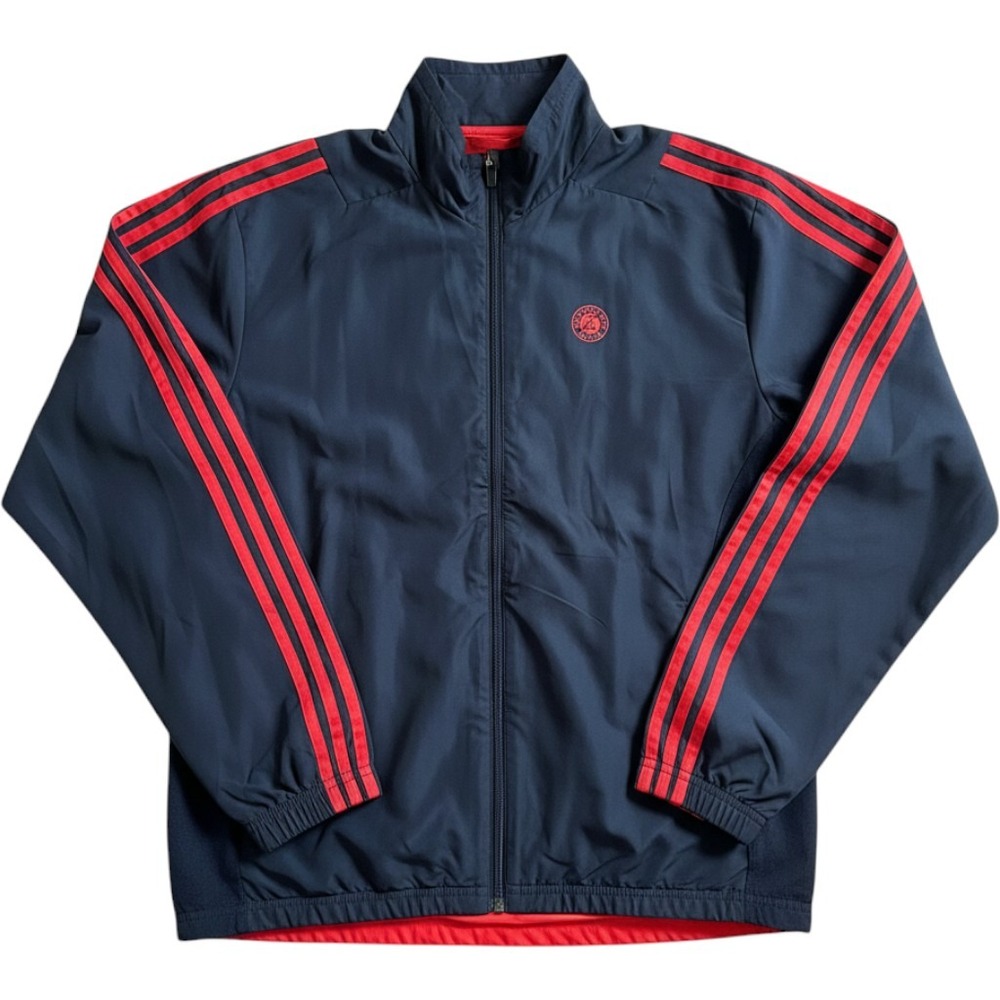Adidas Roland Garros Tennis Jacket Mens Small Navy Red Climacool P44860
